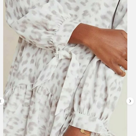 Anthropologie Felix Tunic swing Dress by Mare Mare leopard print Anthropologie L - Picture 9 of 14